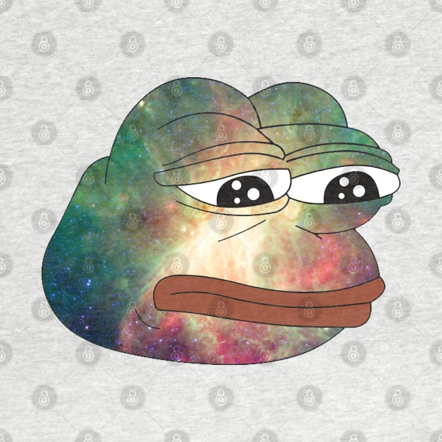 Galactic Sad Pepe The Frog - Might be Lucifer by mightbelucifer